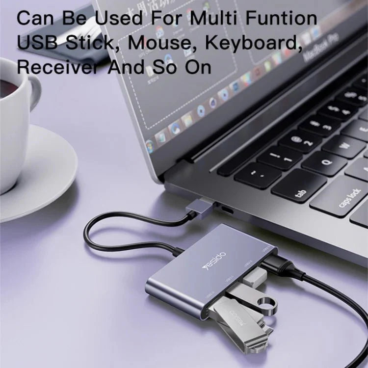 4-in-1 USB Multifunction Hub Adapter