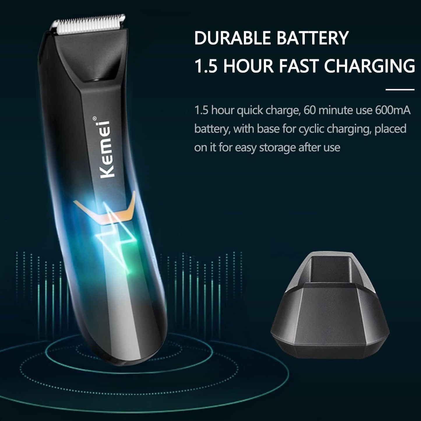 KEMEI KM-3208 Professional Body Hair Trimmer