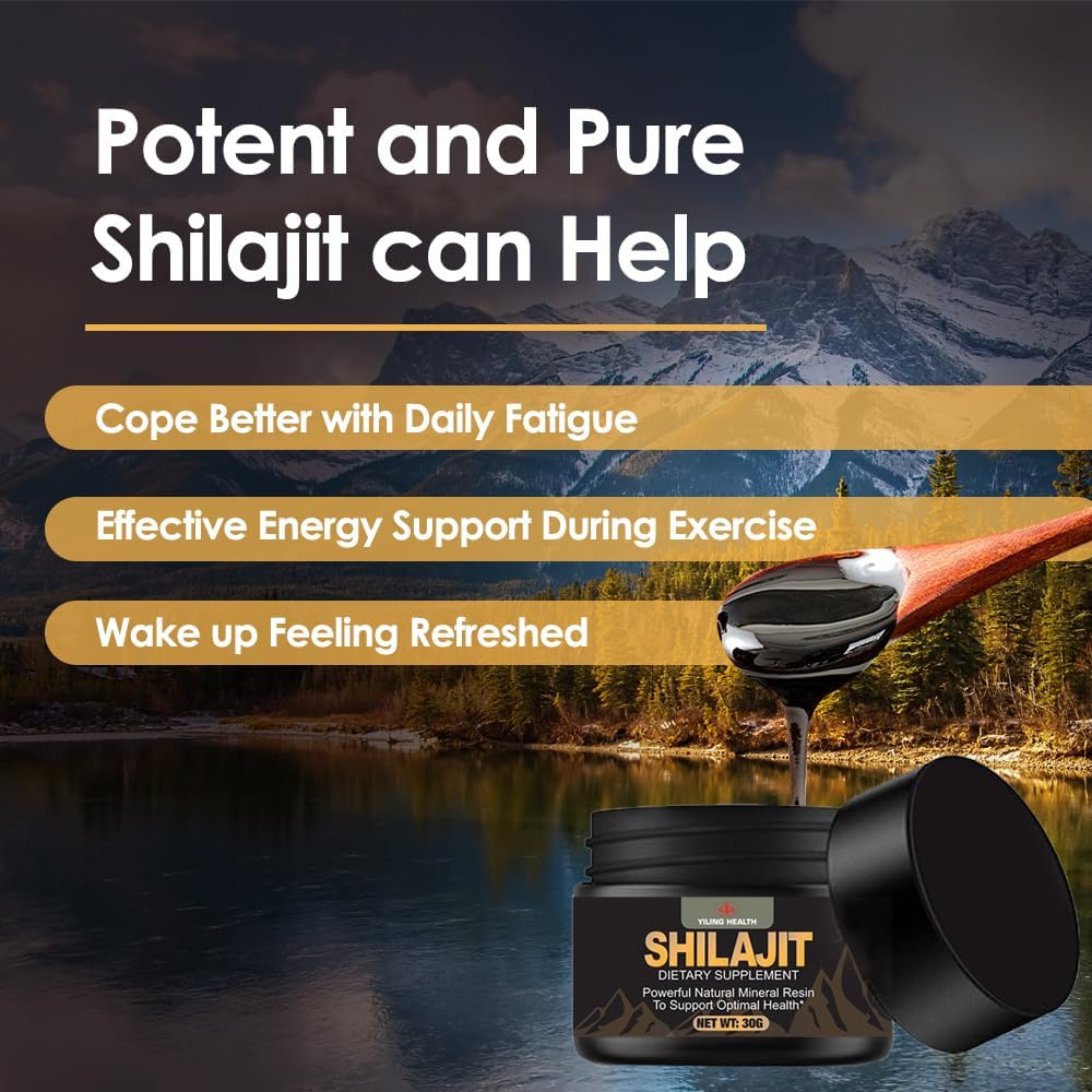 Googeer™ Shilajit Dietary Supplement – Energy & Strength Booster for Men