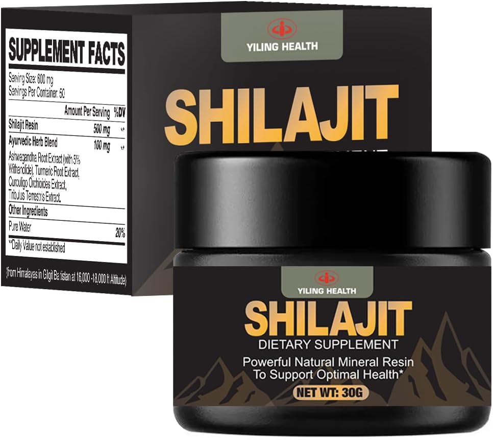 Googeer™ Shilajit Dietary Supplement – Energy & Strength Booster for Men