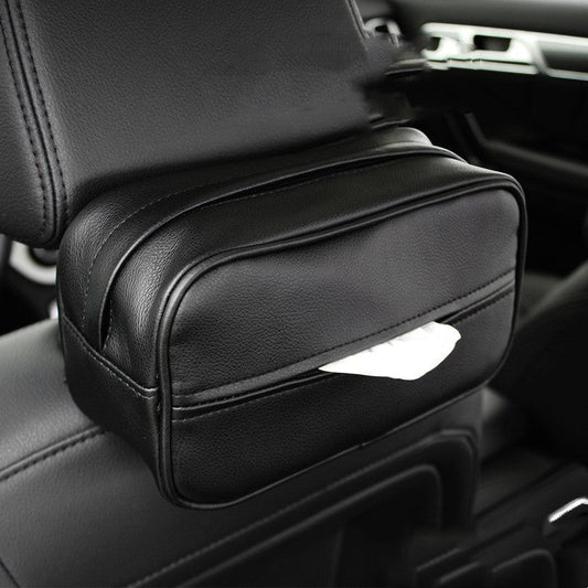 Car PU Hanging Leather Box  Paper Bag