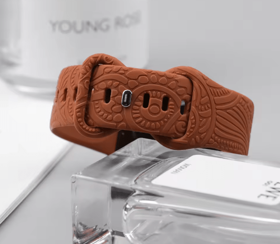 Designer Silicone Watch Strap