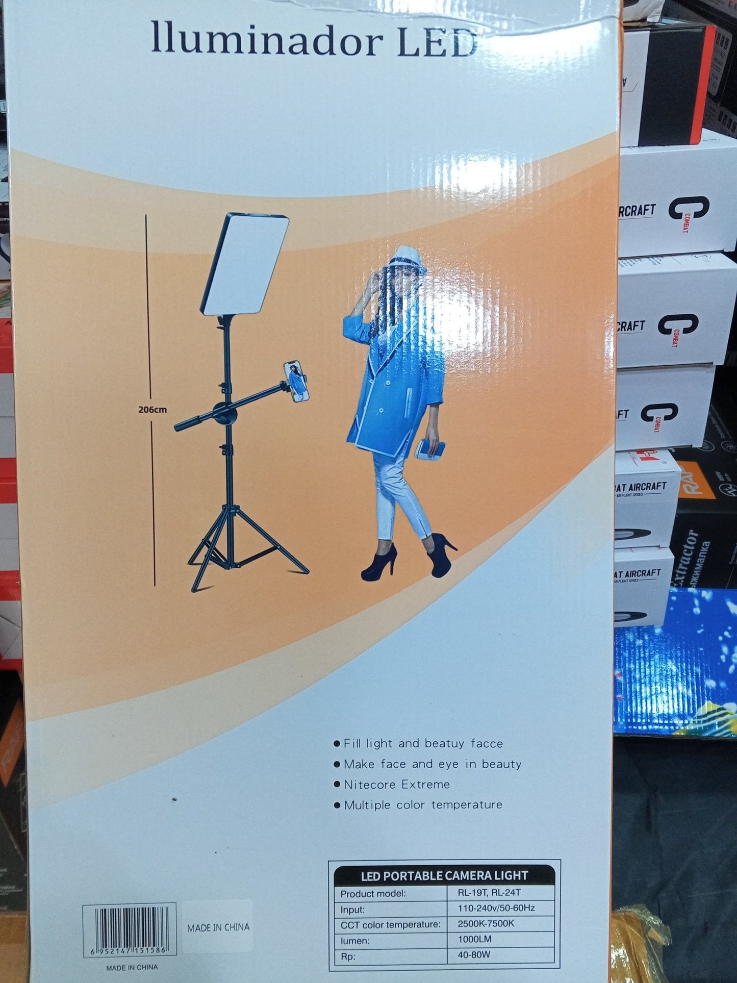 LED Panel Light Kit with Tripod Stand