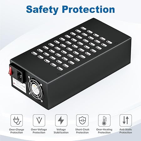 50-Port 200 W USB Charging Station ©