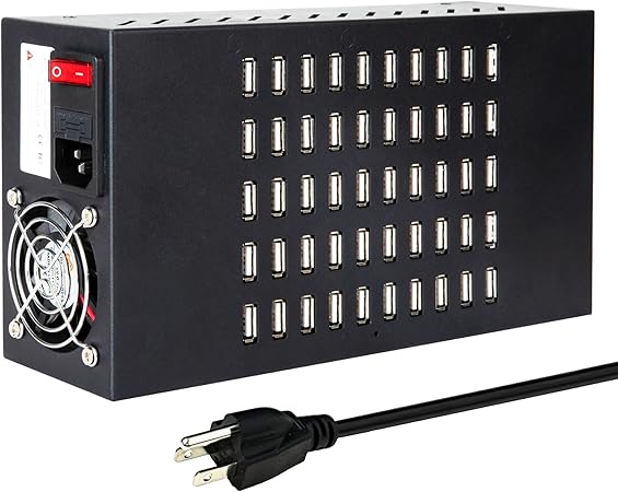 50-Port 200 W USB Charging Station ©