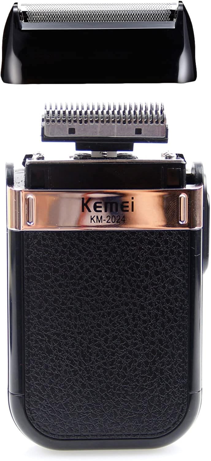 KEMEI KM-2024 Waterproof USB Rechargeable Beard Trimmer.