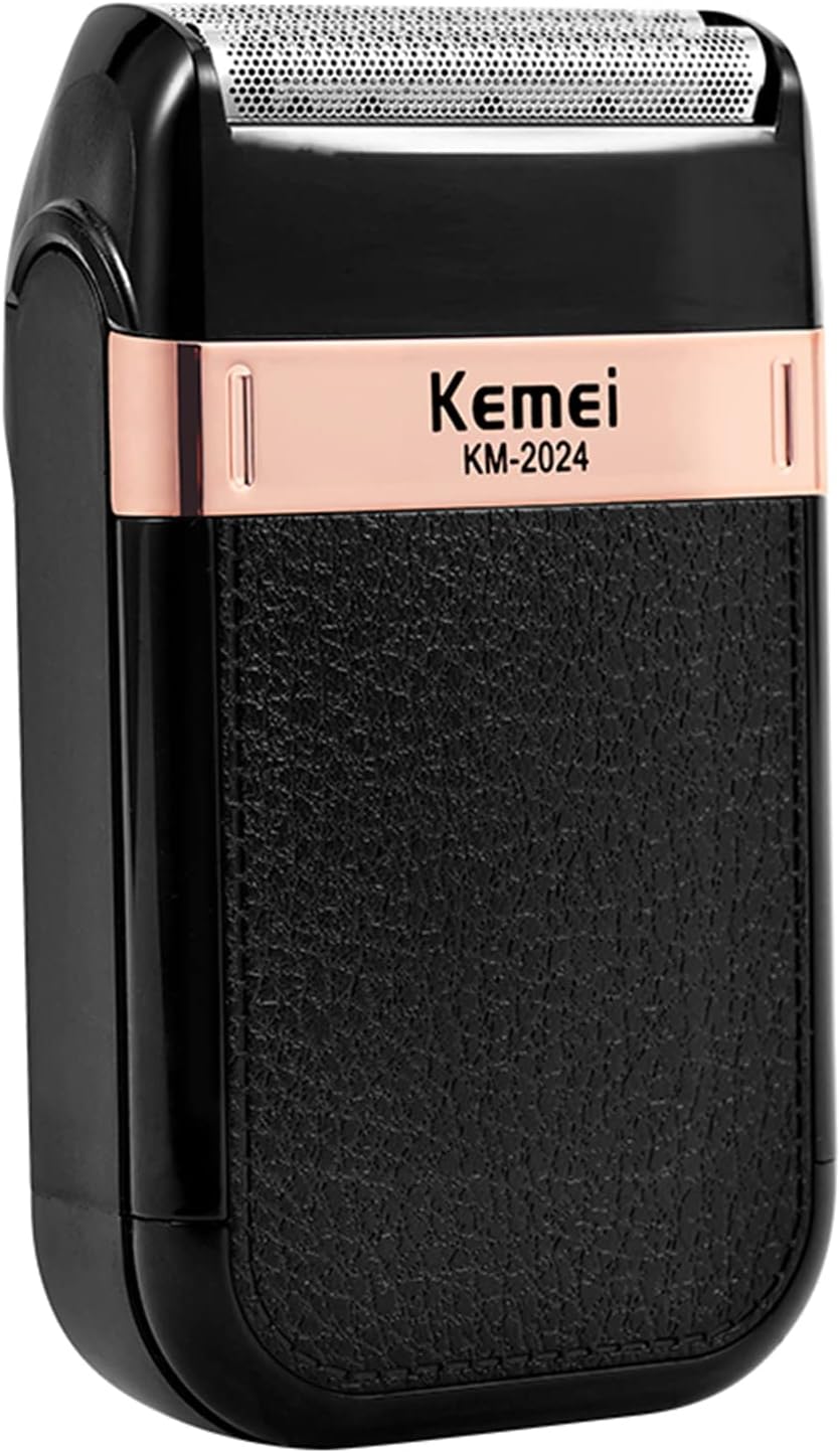 KEMEI KM-2024 Waterproof USB Rechargeable Beard Trimmer.