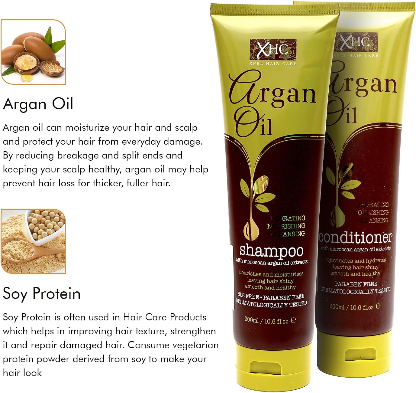 Argan Oil Xpel Hair Care with Moraccan Shampoo