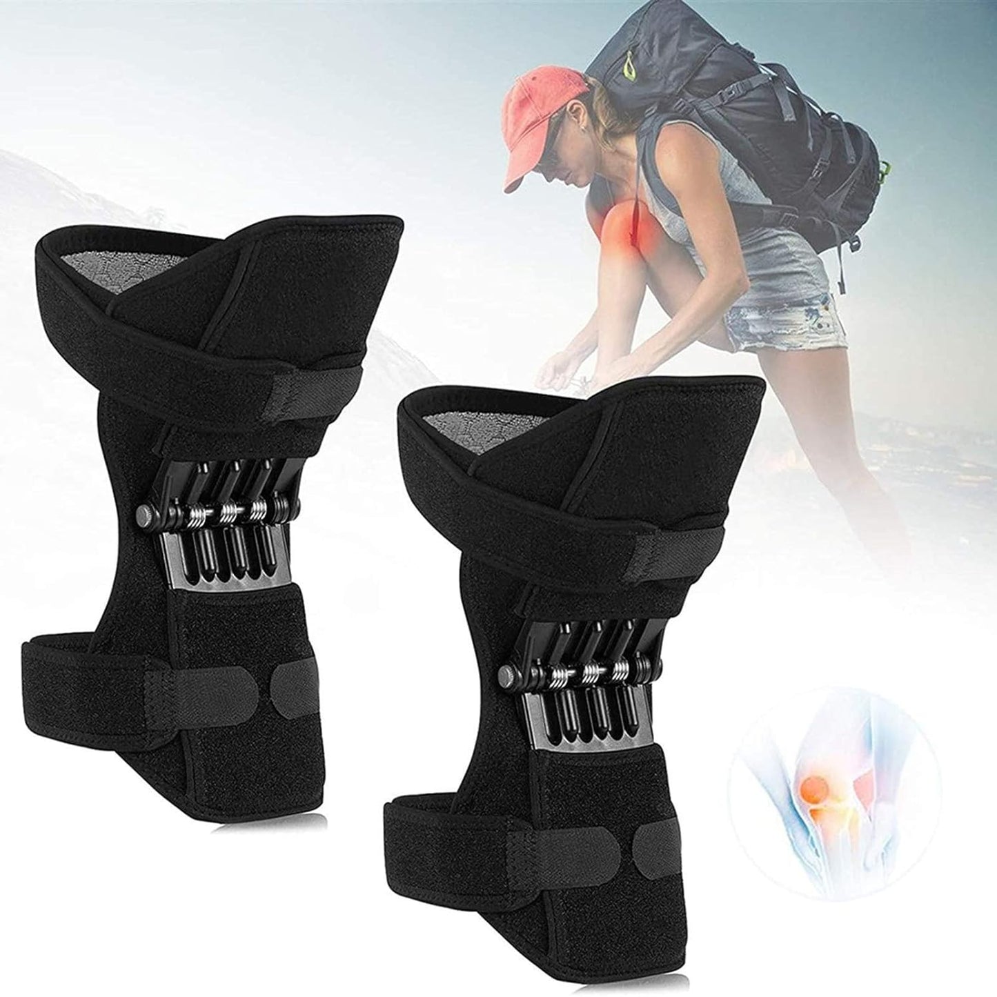 MoveZen™ Resistance Knee Support – Protects Kneecaps & Enhances Stability and Strength