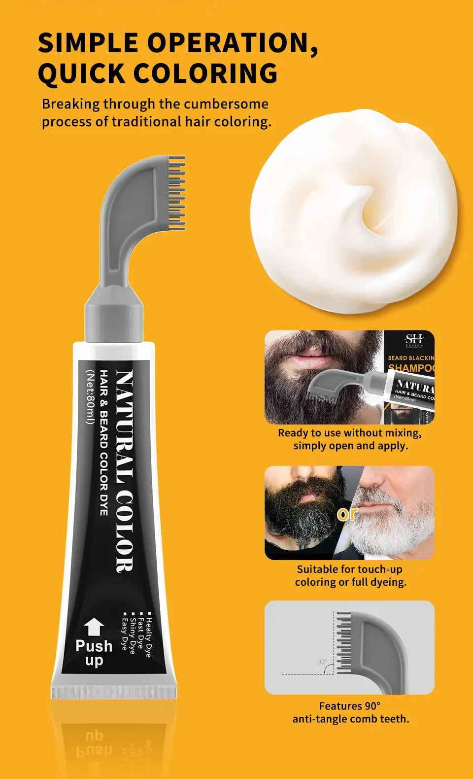 Sevich -Black Beard Cream - 200ml