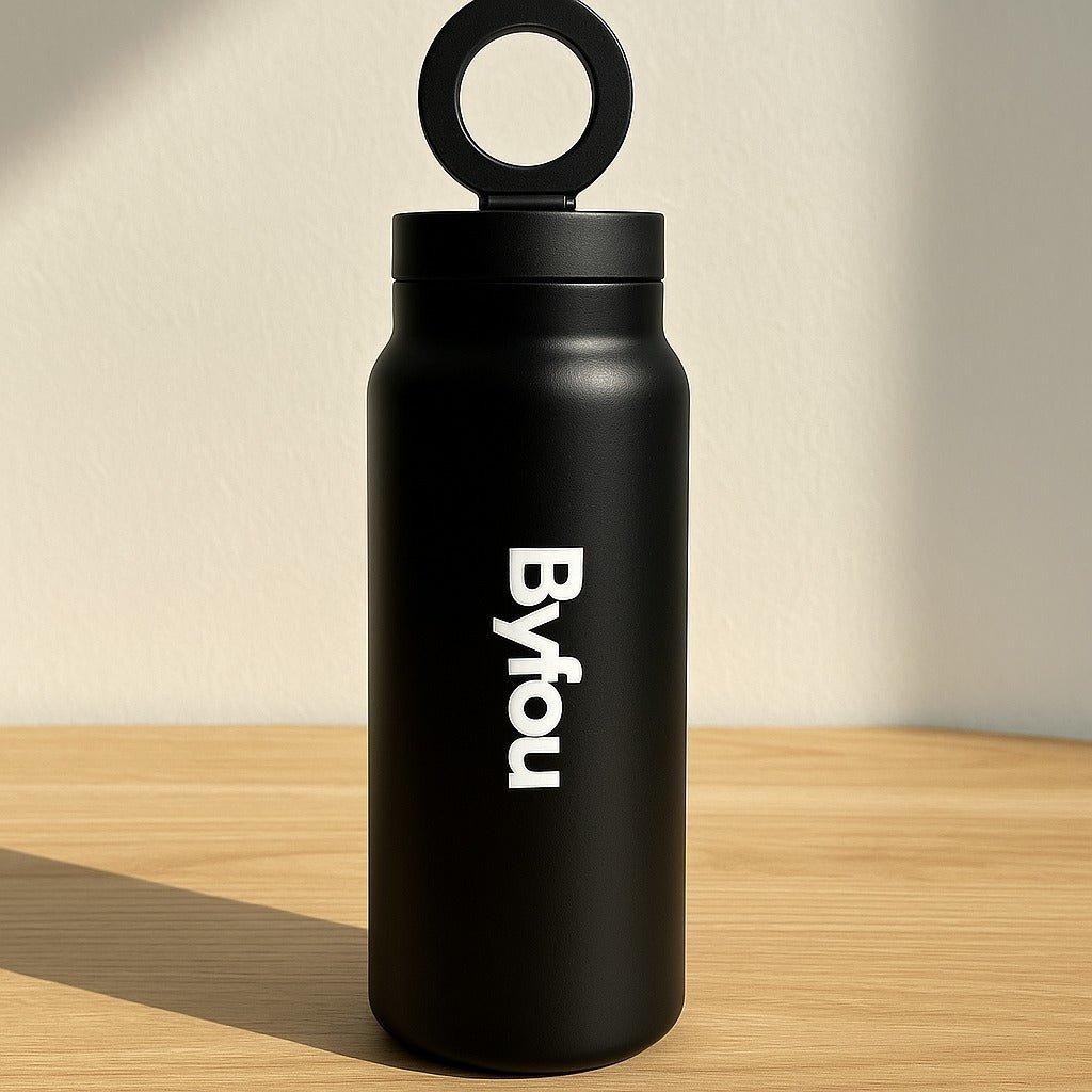 Byoul - Vacuum Insulated Water Bottle with Holder