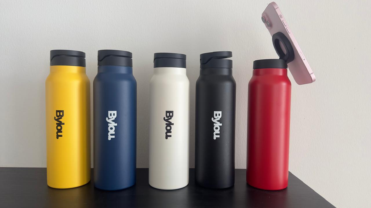 Byoul - Vacuum Insulated Water Bottle with Holder