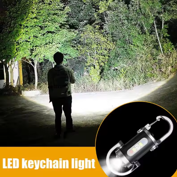 Mini Multifunction Keychain Flashlight