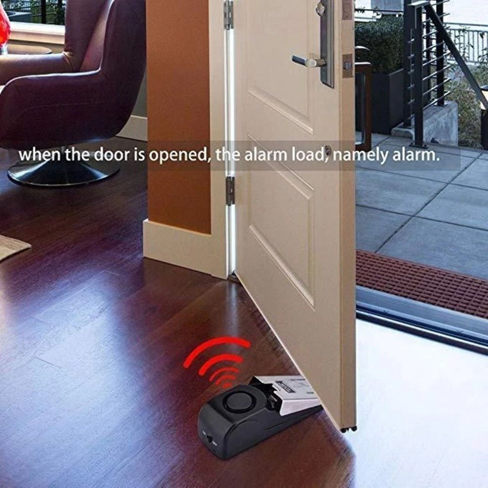 Security Wedge Door Stop Alarm System Device Alert Detection