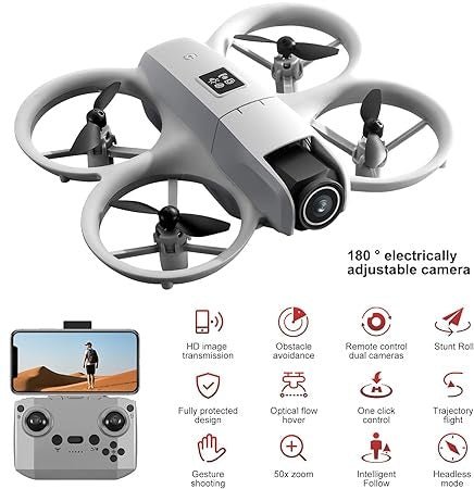 Optical Flow Dual‑Camera Drone ©